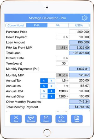 Loan Calculator for Realtors & Loan Officers
