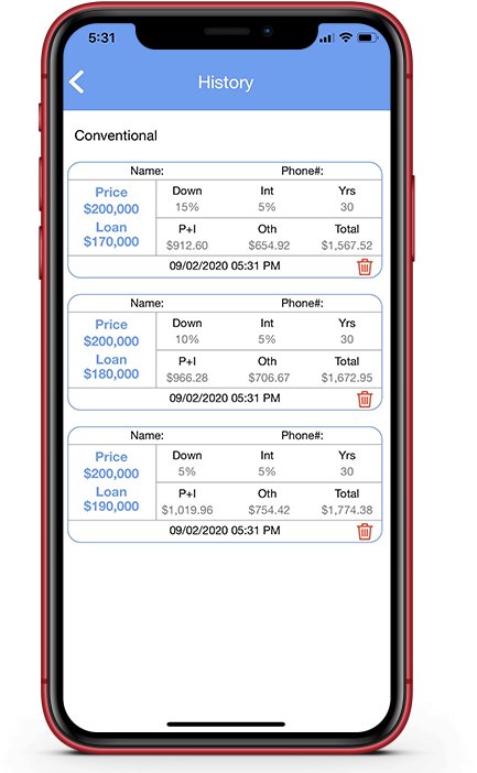 Loan Calculator-Mortgage Calculator for Realtors, Loan Officers