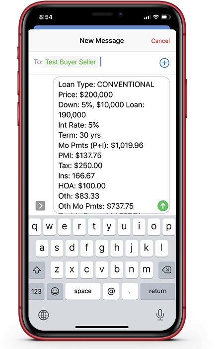 Loan Calculator;Mortgage Calculator for Realtors & Loan Officers