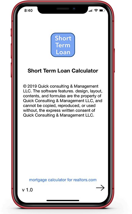 Short Term Loan Calculator